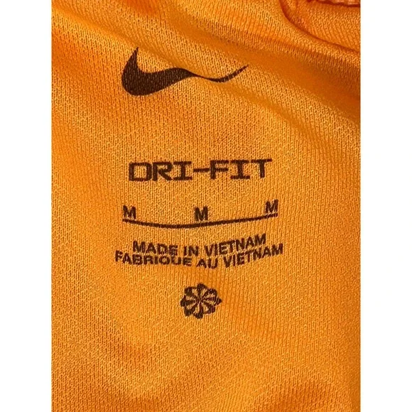 Nike Tempo Women M Brief-Lined Running Shorts Orange‎ Burnt CU8890-372 Dri Fit - Picture 6 of 6